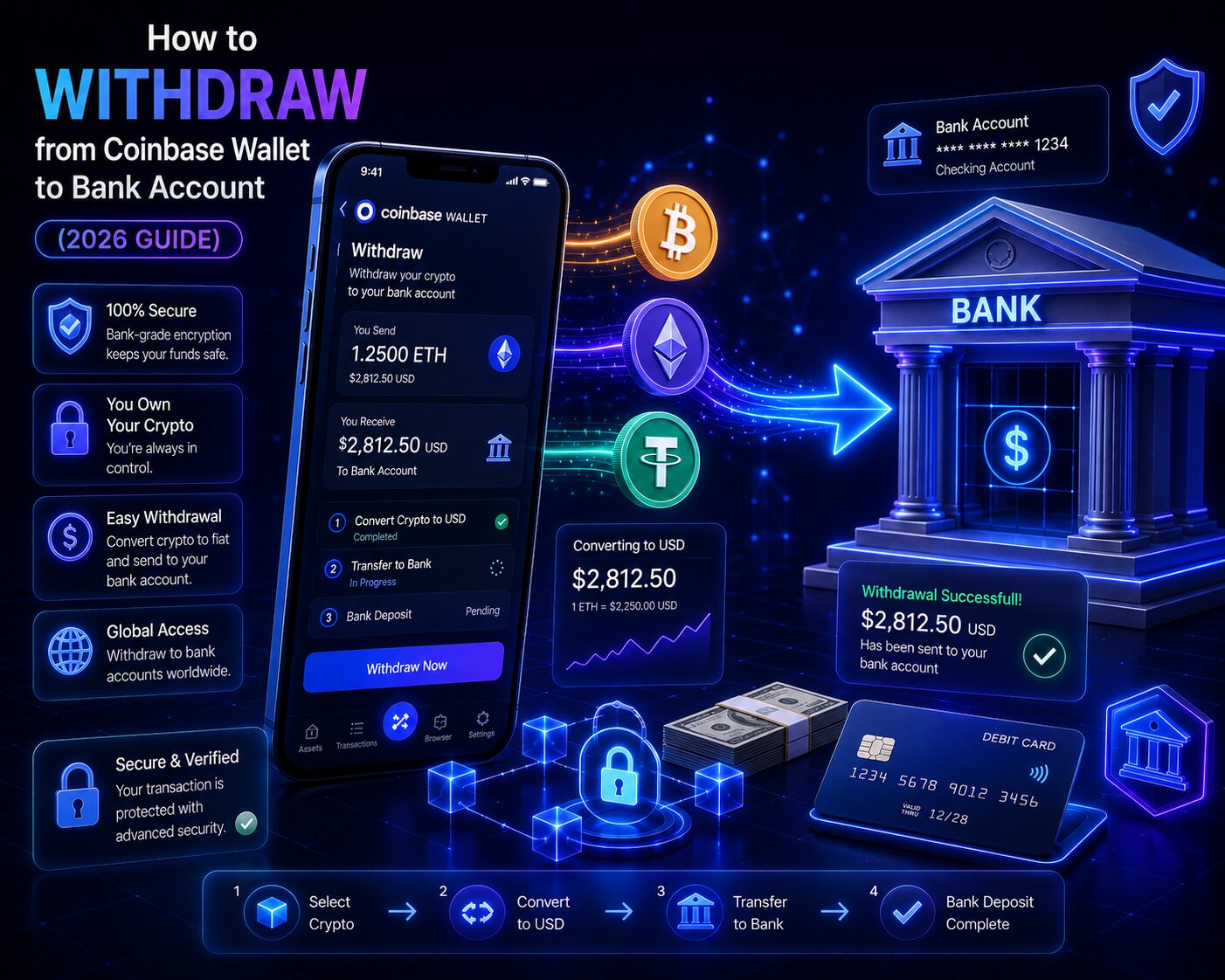 How to Withdraw from Coinbase Wallet to Bank Account